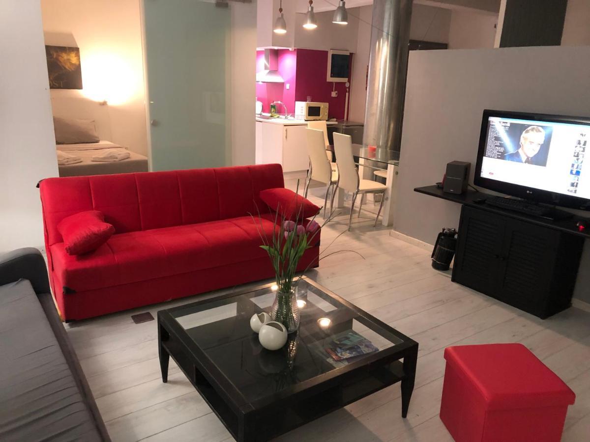 Red Grey Loft Apartment Athens Luaran gambar