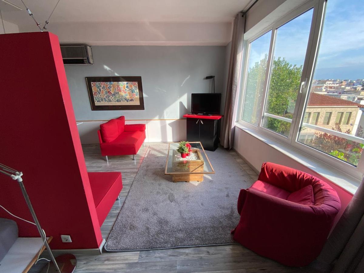 Red Grey Loft Apartment Athens Luaran gambar