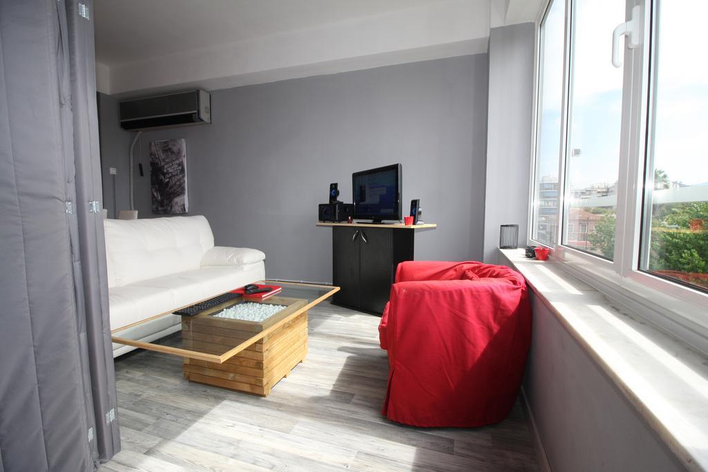 Red Grey Loft Apartment Athens Luaran gambar